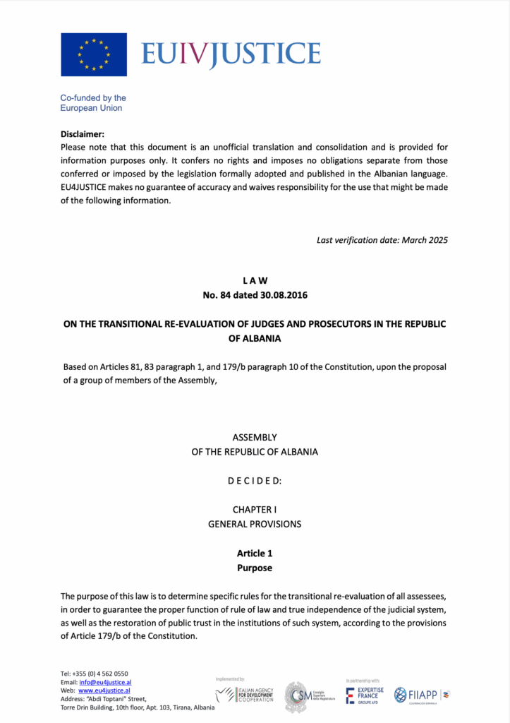 LAW-NR-84-2016